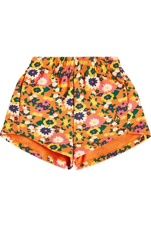 The Animals Observatory Gardener floral cotton shorts