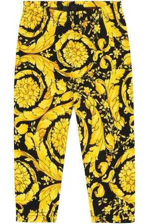 VERSACE Baby Barocco printed leggings