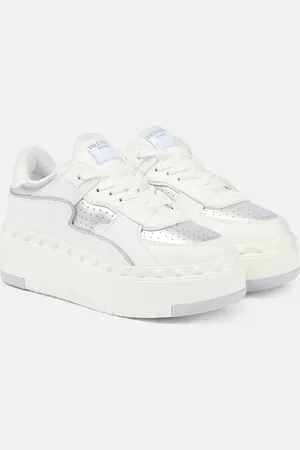 VALENTINO GARAVANI Freedots XL leather platform sneakers