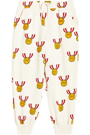 Mini Rodini Medals cotton jersey sweatpants