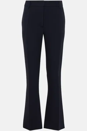VALENTINO Cady Couture high-rise flared pants