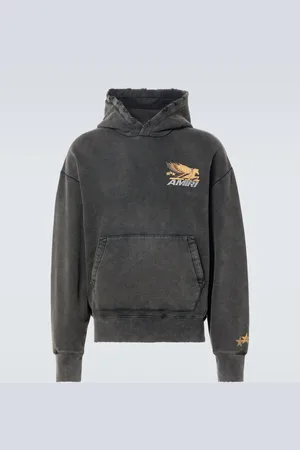AMIRI Logo cotton jersey hoodie