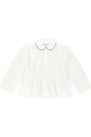 Burberry Cotton-blend poplin blouse
