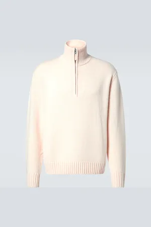 Allude Half-zip cashmere sweater