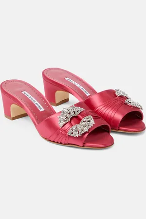 Manolo Blahnik Prinap satin mules