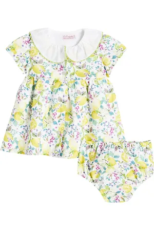 La Coqueta Baby Patricia cotton dress and bloomers set