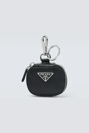 Prada Embellished leather AirPods case