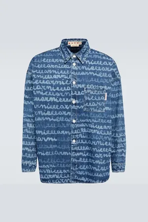 Marni Printed denim shirt