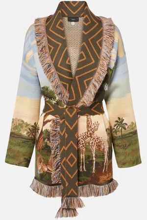 Alanui Savannah Sunrise wool-blend cardigan