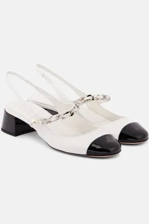 Miu Miu Patent leather slingback pumps