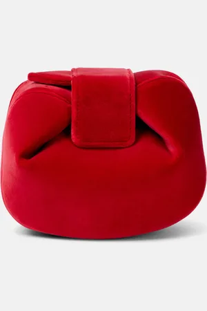 GABRIELA HEARST Soft Demi velvet clutch