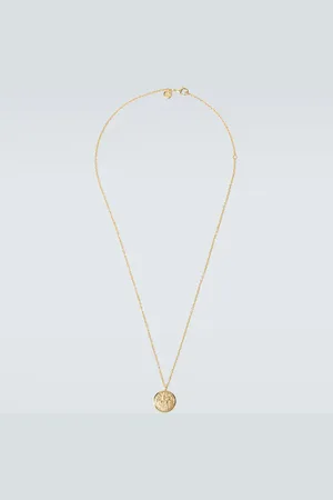 TOM WOOD Coin 18kt -plated sterling silver pendant necklace