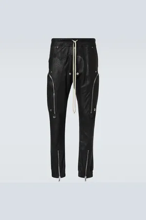 Rick Owens Leather cargo pants