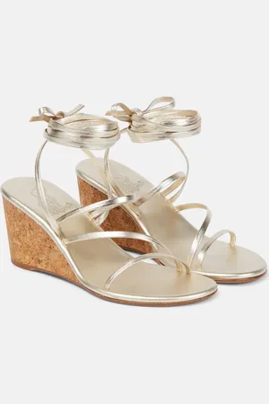 Ancient Greek Sandals Lithi leather wedge sandals