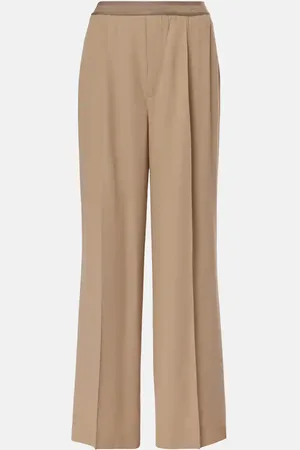 Acne Studios Logo twill wide-leg pants
