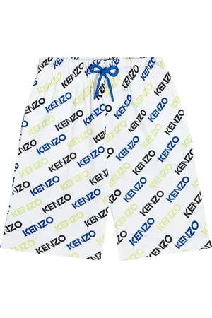 Kenzo Logo cotton piquÃ© shorts