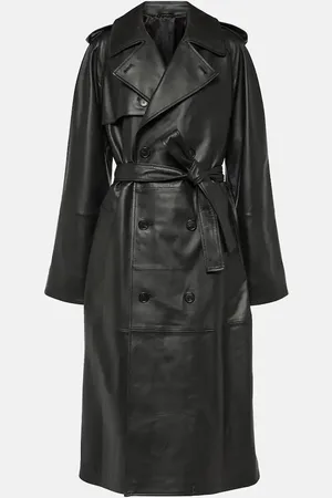 WARDROBE.NYC Leather trench coat