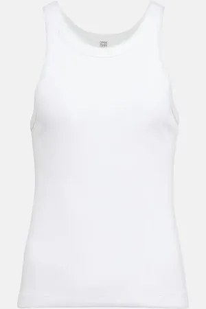 Totême Cotton-blend jersey tank top