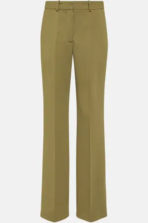 Joseph Morissey mid-rise cady flared pants
