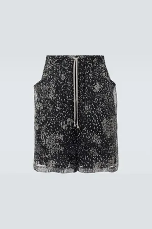 Rick Owens Lido silk shorts