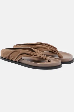 A.Emery Shaw suede thong sandals