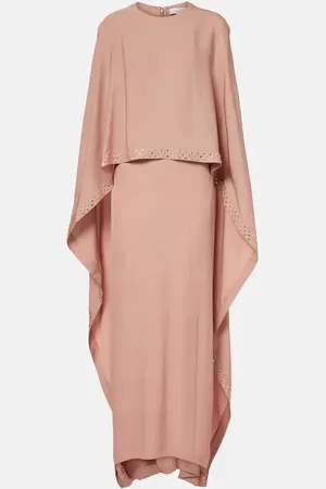 Stella McCartney Embellished caped maxi dress