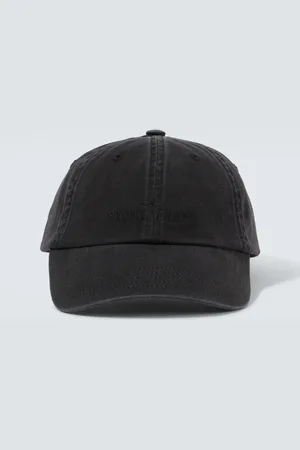 Stone Island Logo cotton baseball cap