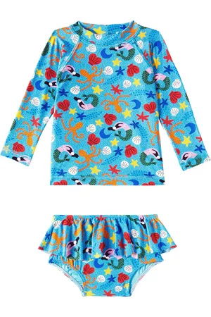 FÁBULA Baby rashguard and bikini bottoms set