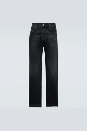 AMIRI Faded mid-rise straight jeans