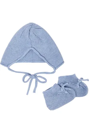 La Coqueta Baby Rixo bonnet and booties