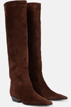 Khaite Suede knee-high boots
