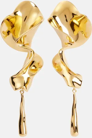 Khaite Tidal -plated drop earrings