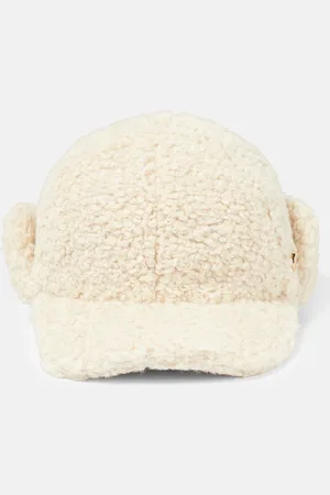 Stella McCartney Faux shearling baseball cap
