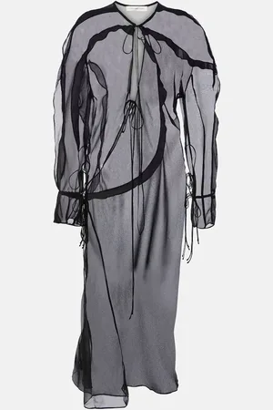CHRISTOPHER ESBER Ruffled silk midi dress