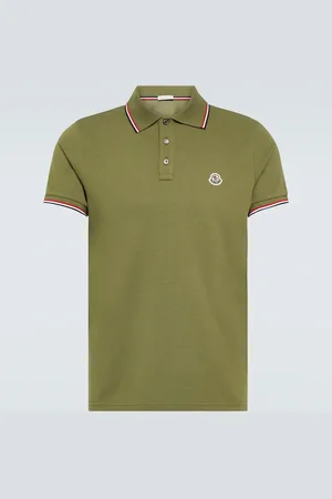 Moncler Logo cotton piquÃ© polo shirt