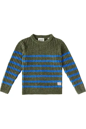 Scotch&Soda Striped ribbed-knit sweater