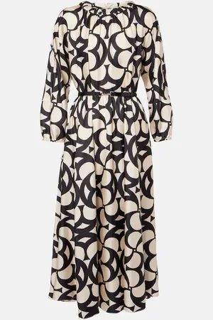 Max Mara Nina silk twill maxi dress