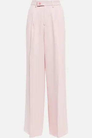AMIRI Pleated high-rise wide-leg pants