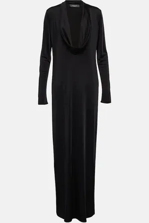 VERSACE Cowl neck maxi dress
