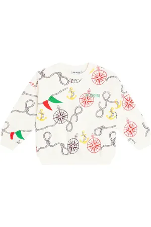 Mini Rodini Nautical cotton jersey sweatshirt