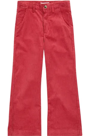 Chloé Cotton corduroy wide-leg pants