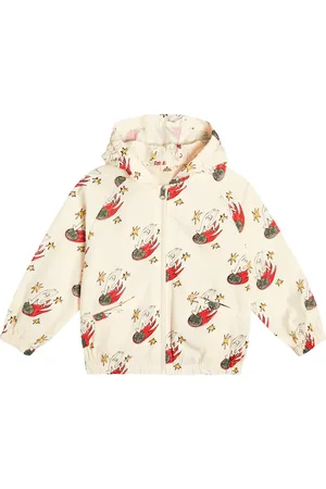 Jelly Mallow Printed cotton-blend jacket