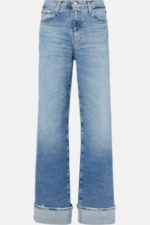 AG Jeans Kora high-rise wide-leg jeans