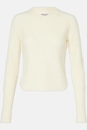 Marant Etoile Gabyne ribbed-knit wool-blend sweater