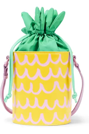 Stella McCartney Printed faux leather bucket bag