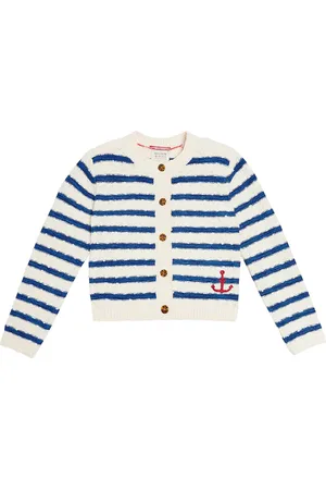 Scotch&Soda Striped cotton-blend cardigan