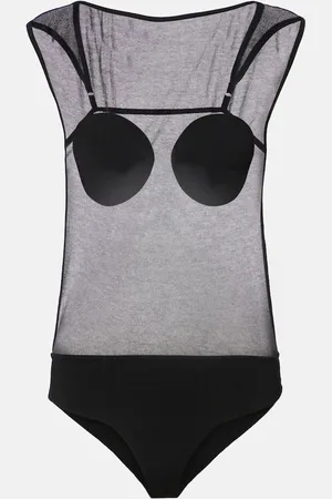 Jacquemus Platano sheer bodysuit