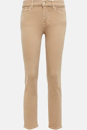 7 for all Mankind Roxanne mid-rise slim jeans