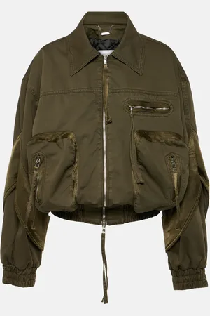 BLUMARINE Denim bomber jacket