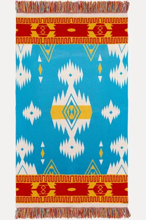 Alanui Icon jacquard wool throw